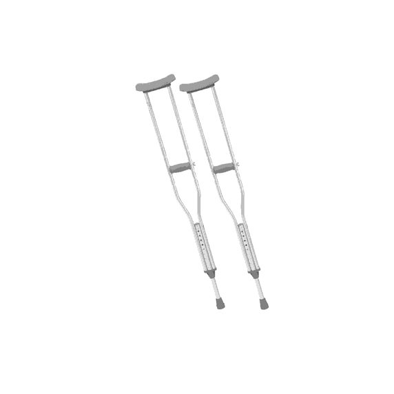 Aluminium Underarm Crutches - Adult - Image 2