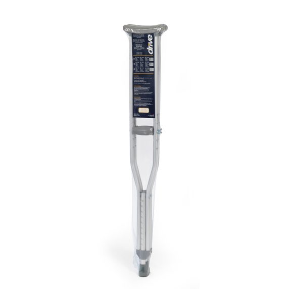 Aluminium Underarm Crutches - Adult