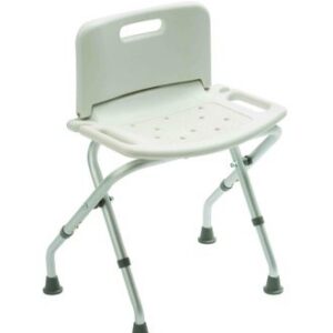 Folding Bath Bench with Back