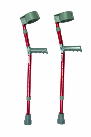 Child Elbow Crutches (Red)