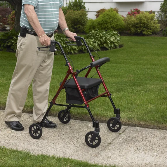 Aluminium Lightweight Rollator - Outdoor - Image 3
