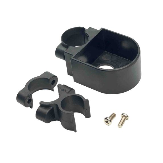 Cane holder for rollator (25mm, both pieces inc)
