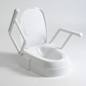 Raised Toilet Seat With Arms