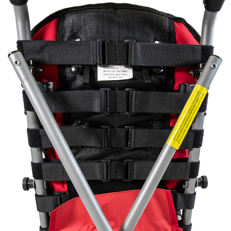 Tension adjustable back upholstery