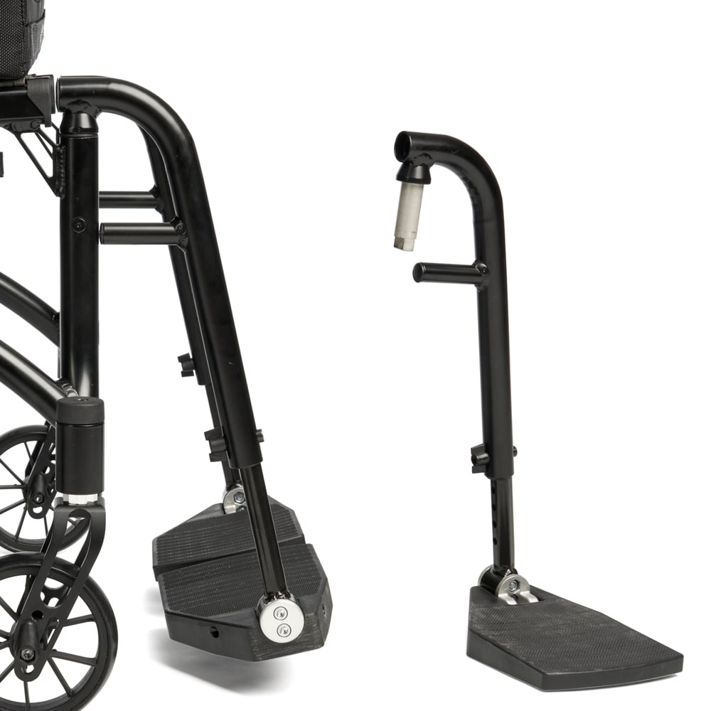 Swing-away leg support