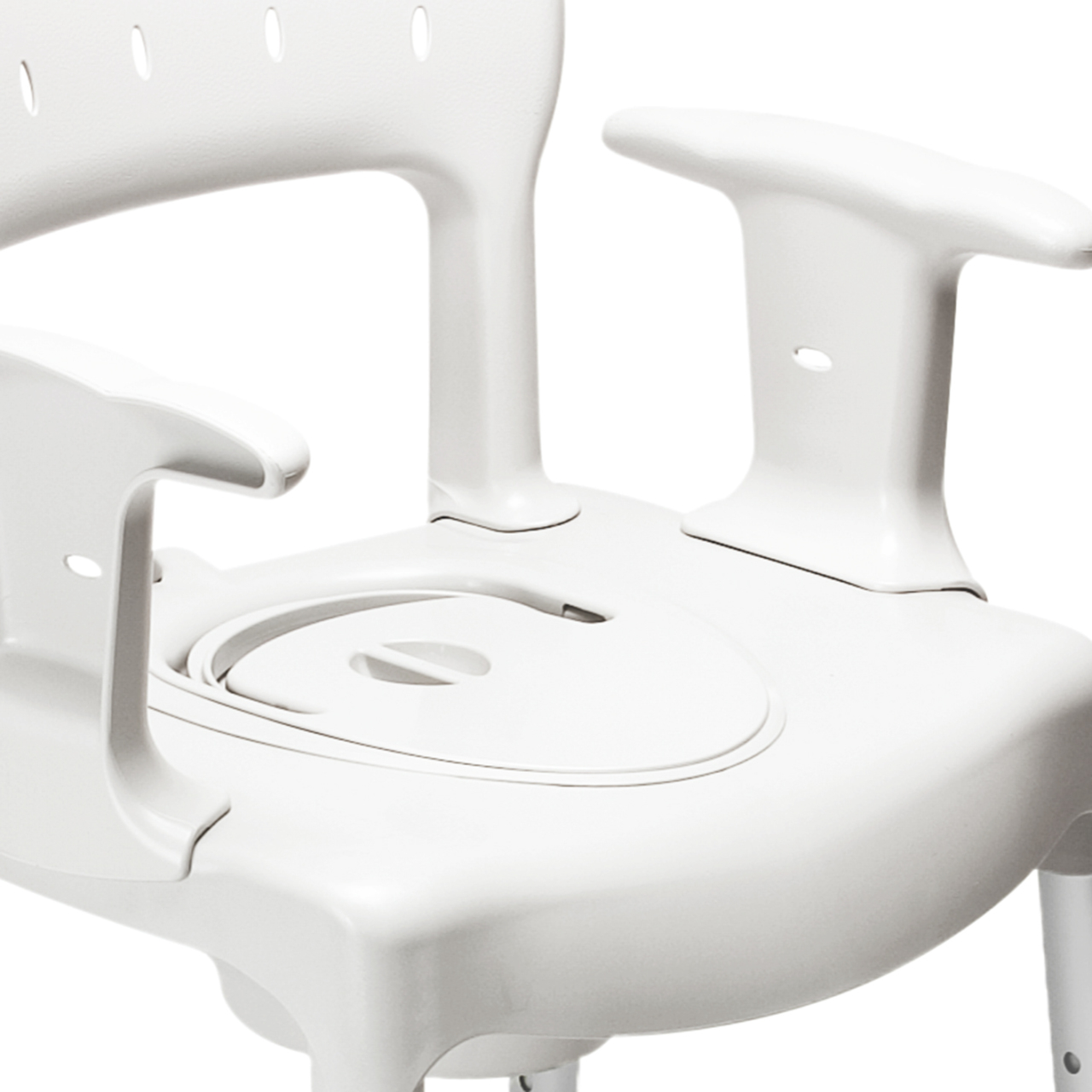 Pan with integrated, self-locking lid