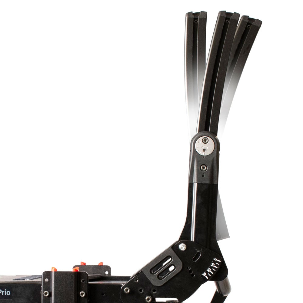 Adjustable lumbar angle