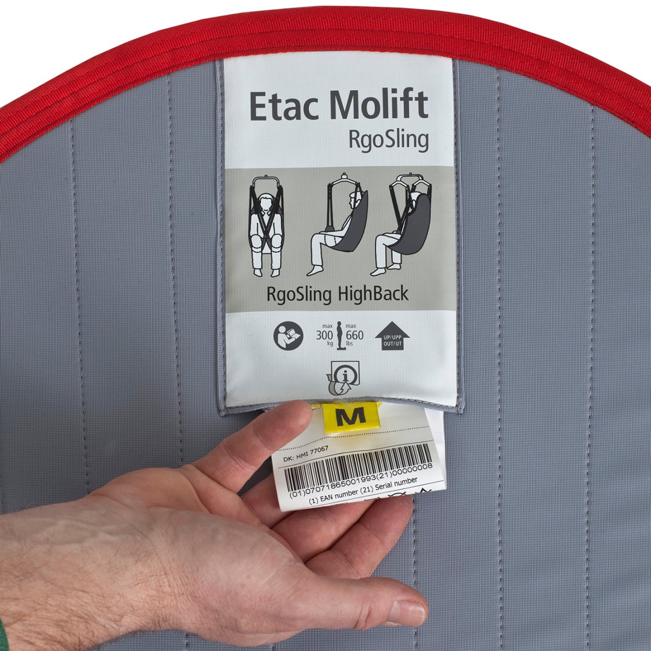 Flip-up labeling system