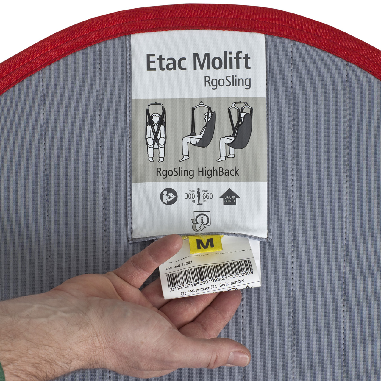 Flip-up labeling system