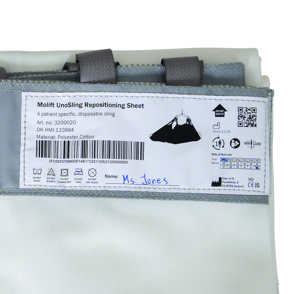 Label with user's name