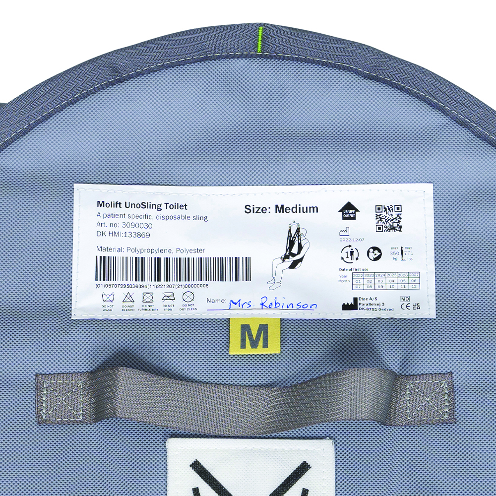 Label with user's name